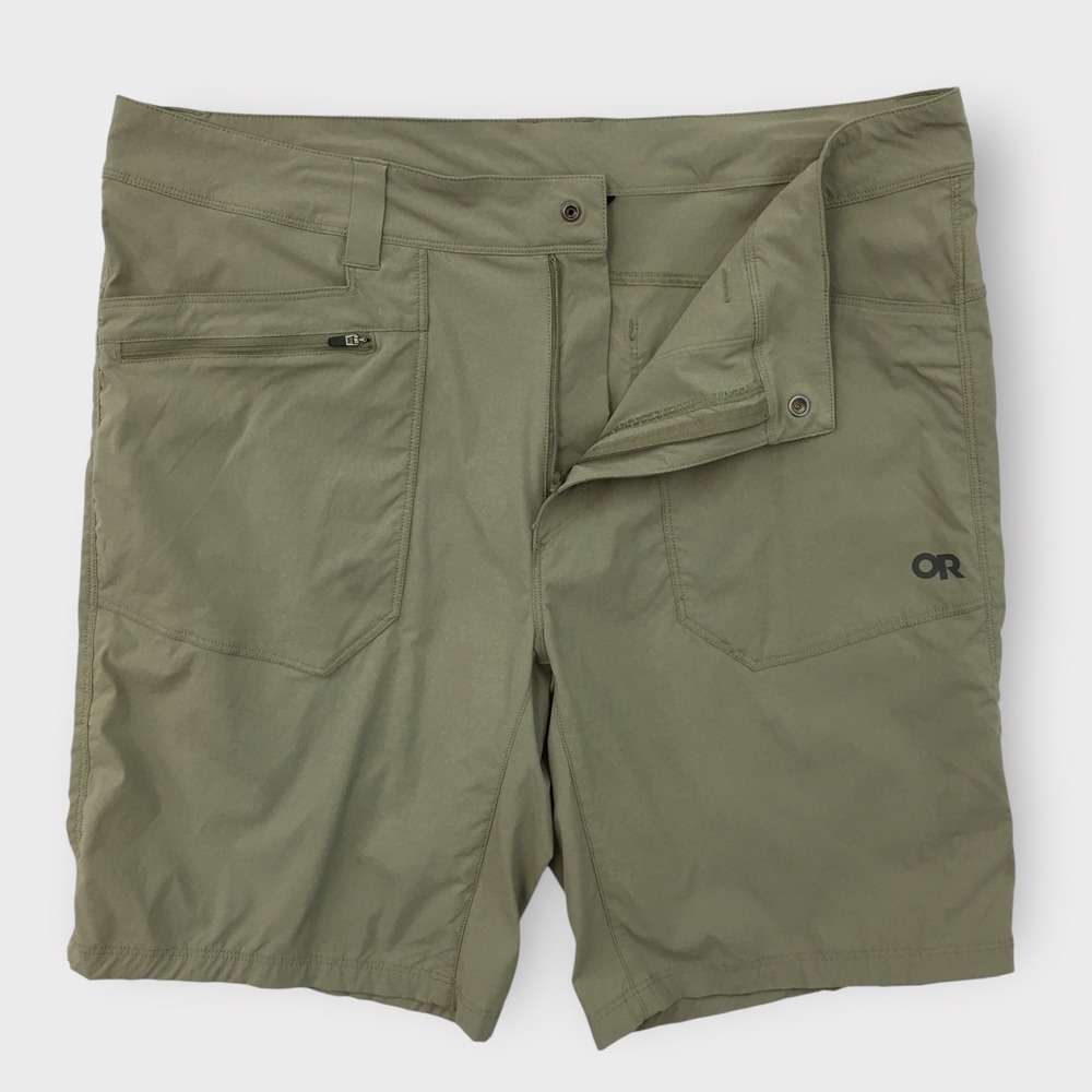 Outdoor Research Equinox Shorts Hiking Travel Lightweight Olive Size 36